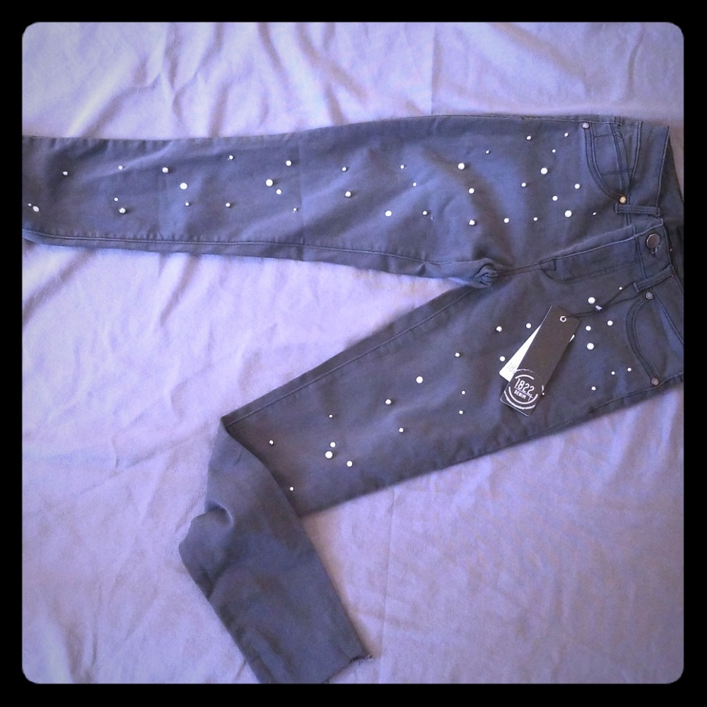 Jean's and pearls